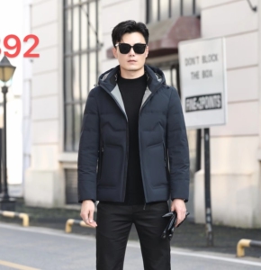 美国船王男装羽绒服2021冬新款休闲可脱缷帽保暖爸爸装外套21892