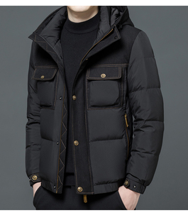 000人付款淘宝美国船王男装羽绒服2021年冬季新款中长款商务休闲保暖