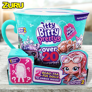 正版ZURU超大惊喜杯茶杯壶盲盒艾蒂贝蒂下午茶派对女孩过家家玩具
