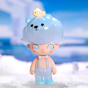 popmart泡泡玛特dimoo水族馆盲盒海洋系列手办创意礼物北极熊摆件