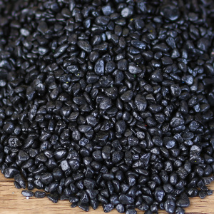 水族箱铺底黑石头鱼缸造景黑色小石头铺面装饰砂石园艺盆栽沙石