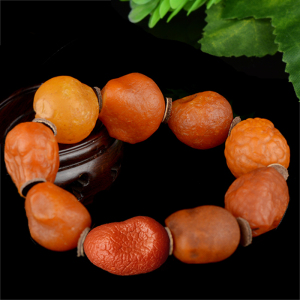 苏乞儿琥珀淘宝原矿脑纹海漂籽料原石 天然琥珀蜜蜡全皮荔枝纹原皮