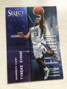 tyreke evans埃文斯★13 panini select 特级镭射球星卡19