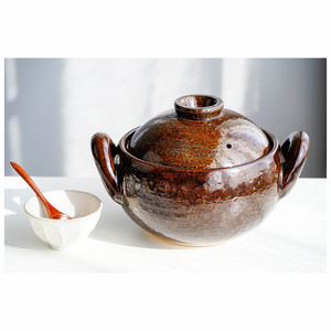 实力汤王 日本原装长谷园外星人伊贺烧汤炖锅土锅蒸格蒸锅烧烤