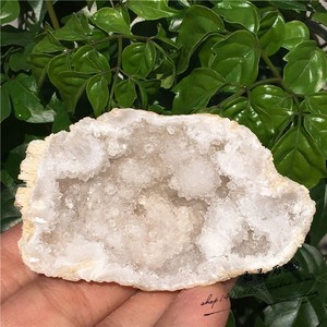 天然玛瑙水晶洞 白水晶小晶洞 聚宝盆  小款 一物一图