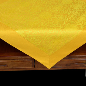 佛布双层厚包经布黄色供桌布亮黄色藏式供佛桌布台布佛厚实经盖布