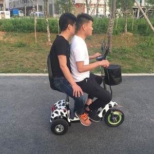 女士迷你电动车折叠三轮自行车