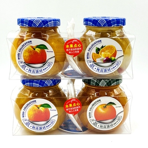 白鸽我滴派对水果点心糖水橘子黄桃什锦水果罐头200g*2瓶 包邮