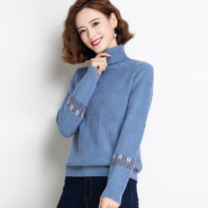 新颖哥弟特加厚羊绒衫新款毛衣专柜正品牌女装秋冬洋气内搭打底衫