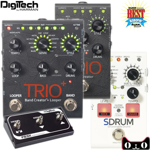 DigiTech Trio+ Trio SDRUM FS3X贝司鼓机自动伴奏效果器自嗨神器