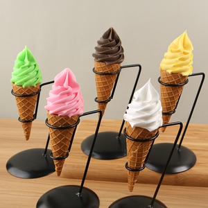 仿真冰淇淋模型 假冰激凌甜筒蛋筒摆件食物食品雪糕装饰拍照道具