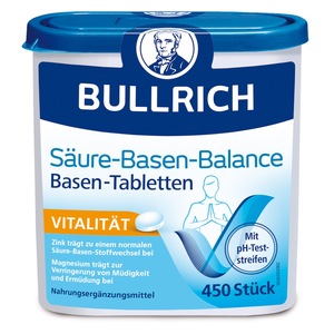 德国BULLRICH(带尿酸检测试纸)调节酸碱片 平衡身体尿酸高450片