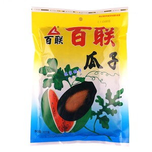 福建百联瓜子小包装227g甘草味干炒话梅味西瓜子零食原味袋装咸味
