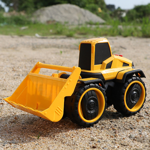 儿童玩具耐摔大号惯性工程车挖掘机模型沙滩小男孩玩具仿真推土车