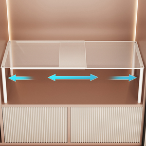 衣柜分层隔板抽拉可伸缩柜子置物架橱柜衣服隔断衣橱收纳神器格挡