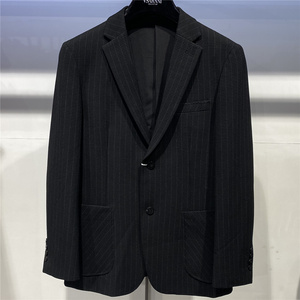 0012人付款淘宝轻奢男装品牌 华萨尼jeans系列 男士时尚绅士灰色格子