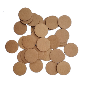 手工装饰diy迷你3厘米直径圆形纸板瓦楞板三层五层现货批发