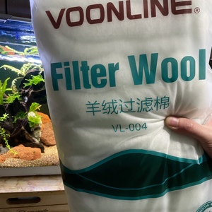 沃韦朗羊绒棉过滤棉水草鱼缸大型底滤缸滴流盒水族过滤桶手撕棉