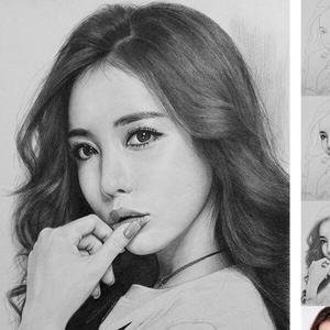 手工素描画定制