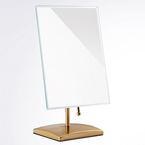 欧式正方形台式单面镜折叠镜子镜面化妆镜梳妆镜大号