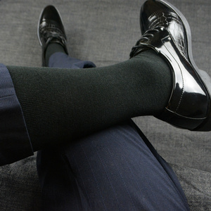 纯黑袜子男长筒