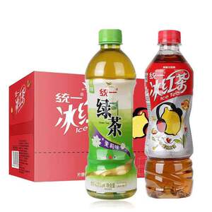 统一冰红茶绿茶茶饮料500ml*15瓶     江浙沪皖包邮