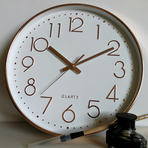 quartz挂钟时钟挂墙大气装饰钟表家用客厅摆放挂表卧室超静音极简