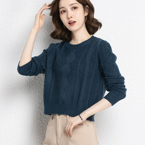 短款毛衣女宽松配裙子小款