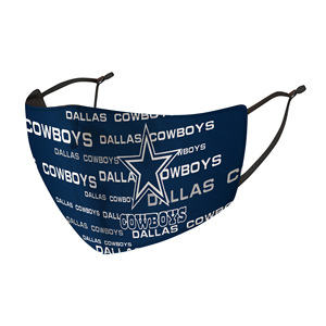 NFL联盟美国橄榄球队口罩达拉斯牛仔DallasCowboys冰丝运动可水洗