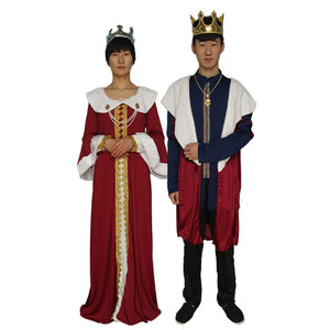 欧洲古代国王王后中世纪皇帝的新衣白雪公主皇后舞台剧服装出租