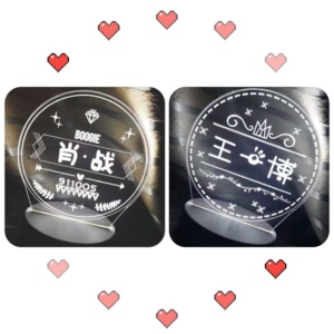 陈情令肖战王一博同款魏无羡蓝忘机灯牌小夜灯床头灯周边礼物包邮