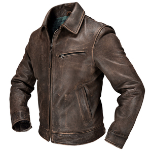 骑行复古皮服男款