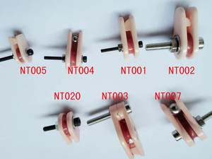 NT002防跳线器 陶瓷防跳线器 导线轮 过线轮 瓷轮 组合导轮
