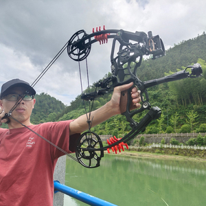 军兴恶棍魅影两用三角钢珠弓非恶棍精灵黑鹰复合弓弓箭射击器材