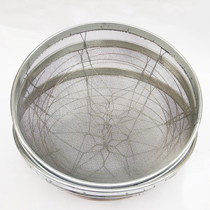 中药筛铁筛子五谷杂粮筛子圆筛子板栗砂石筛子传统手工圆形铁筛子