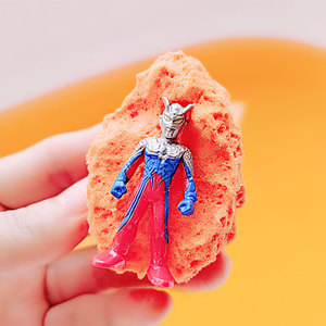 推荐奥特曼泡澡球带玩具儿童专用沐浴泡泡浴球卡通宝宝入浴球