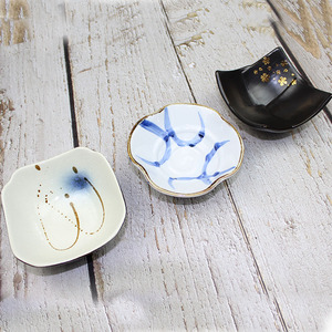 怀石料理新中日式创意陶瓷餐具小菜碟冷凉菜碟自助料碟味碟调料碟