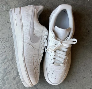 nike air force 1 craft 白灰 条纹后跟 af1空军板鞋  cn2873-100