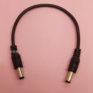 dc12v电源公头转接线 dc公头连接线 dc5.5*2.1mm公对公直流电源线