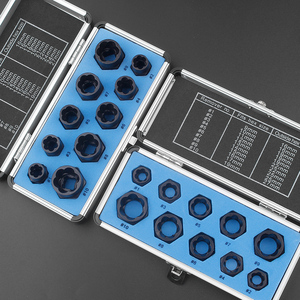 s破损螺母螺栓取出器套头取六角螺丝工具套筒螺栓螺母断丝取出器