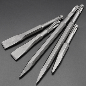 冲击电锤钻头方柄电镐加长尖凿自磨加宽扁凿子镐钎铲子镐头