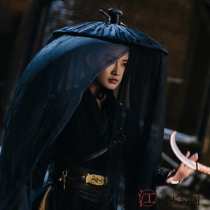 电视剧锦绣南歌李沁同款古装黑色女侠古装女剑客女黑衣人侠女古装