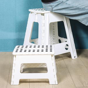 加厚塑料小凳子家用折叠板凳户外便携手提式 简约矮凳 承重200斤