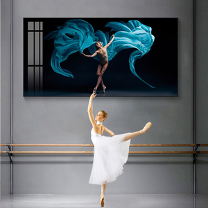 客厅装饰画芭蕾舞者舞蹈室挂画沙发背景墙现代美女人物舞蹈壁画
