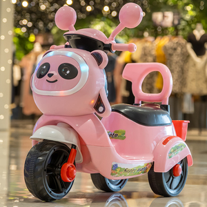 儿童电动车摩托车带遥控可充电宝宝1到6岁男女可坐玩具电瓶三轮车