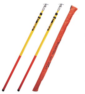 可调式高压令克棒35kv jtk-4 隔离开关拉闸杆 4米伸缩高压绝缘棒