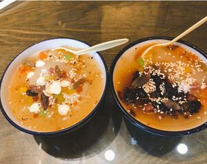 北京传统小吃天桥茶汤李面茶油茶杏仁茶散装冲泡油茶面即食甜