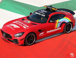 奔驰mag gtf1安全车车贴拉花 e260 c a级宝马3系彩虹车身改装贴纸