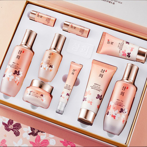 兰花九件套礼盒 敏感肌水乳套装护肤品补水保湿修护 送女友家人