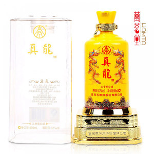 五粮液股份公司52度真龙酒浓香型白酒500ml(单瓶装)